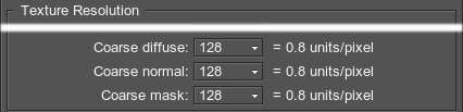Coarse Textures Sizes