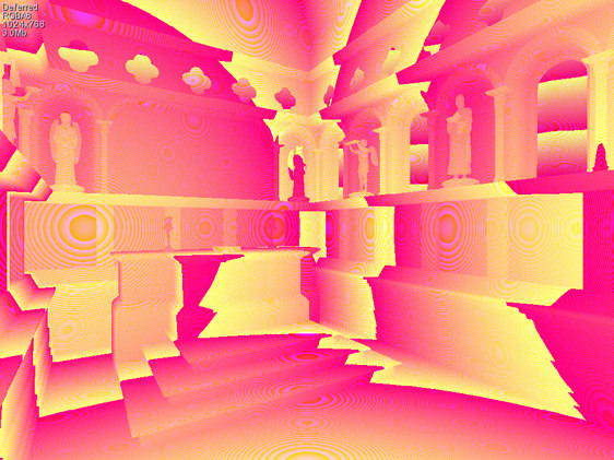 Deferred depth buffer