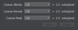 Coarse Textures Sizes