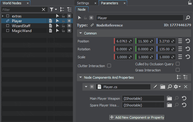 Using interfaces in Editor